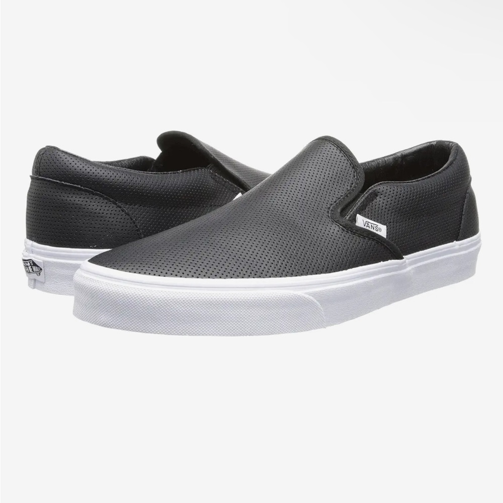 Black Van Slip-Ons (size: 9.5W)